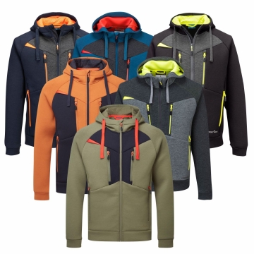 Hanorac barbati cu gluga si fermoar gama premium DX472 Portwest