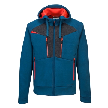 Hanorac barbati cu gluga si fermoar gama premium DX472 Portwest-Metro blue-S