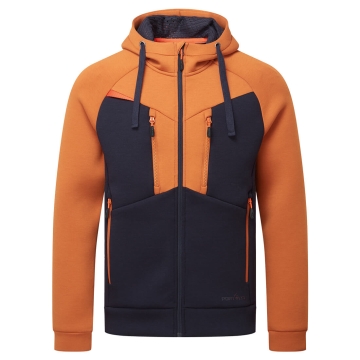 Hanorac barbati cu gluga si fermoar gama premium DX472 Portwest-Rust-S