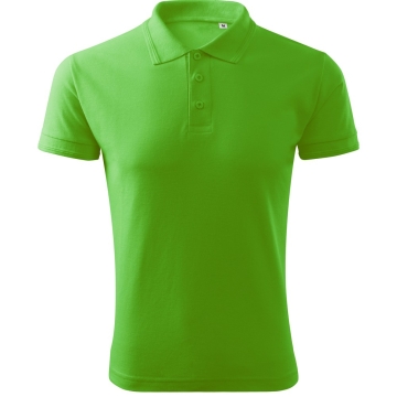 Tricou polo barbati Pique Polo Free F03 Malfini-Verde mar-92-S