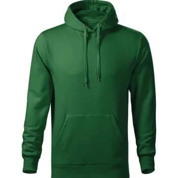 Hanorac barbati cu gluga Cape Free F13 Malfini-Verde sticla-06-S