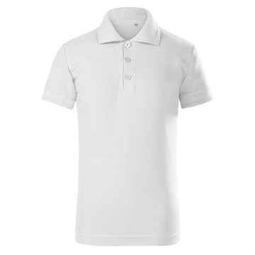 Tricou copii polo Pique Polo Free F22 Malfini -Alb-00-110 cm/4 ani