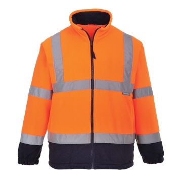 Jacheta fleece reflectorizanta clasa 3 Hi-Vis F301 Portwest echipament de protectie a muncii reflectorizant de inalta vizibilitate clasa 3 ava sting piatra neamt