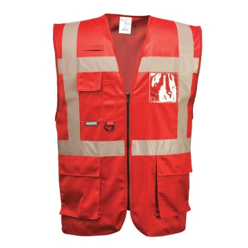 Vesta reflectorizanta Iona Executive F476 Portwest-Rosu-S