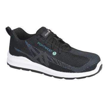 Pantofi sport de protectie Eco Fly FC06 S1PS SR FO Portwest-Negru/Albastru-36