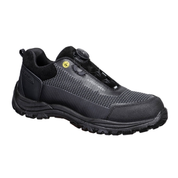 Pantofi sport de protectie FE05 S3S ESD SR FO Portwest-Negru/Gri-37