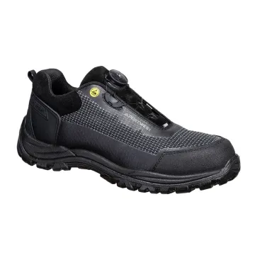 Pantofi sport de protectie FE05 S3S ESD SR FO Portwest-Negru/Gri-37