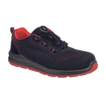 Pantofi sport de protectie FT08 S1P Portwest-Negru/Rosu-36
