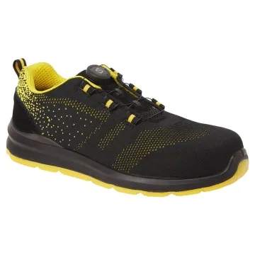 Pantofi sport de protectie FT08 S1P Portwest-Negru/Galben-36