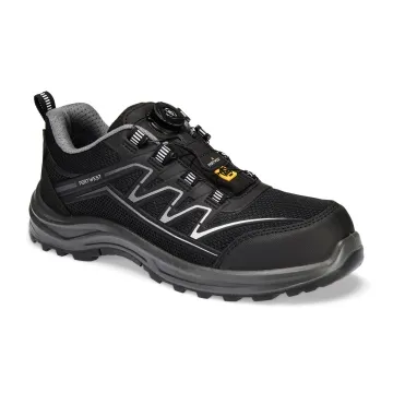 Pantofi de protectie Portwest FT32 S1PS ESD SR FO - Compozit, Respirabili si Usori-Negru/Gri-35