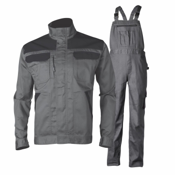 Costum salopeta cu pieptar TECHNICITY Coveguard-Negru/Gri-S