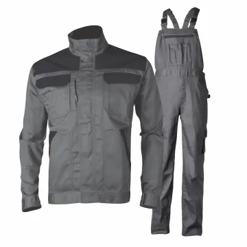 Costum salopeta cu pieptar TECHNICITY Coveguard-Negru/Gri-S