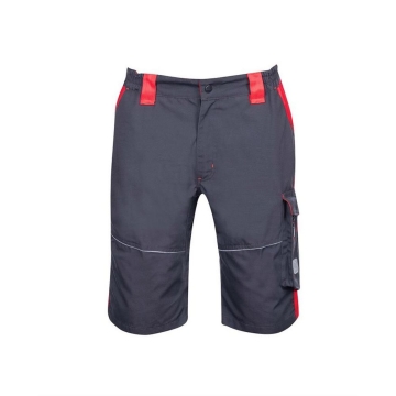 Pantaloni scurti de lucru barbati gri/rosu Neon H6440 Ardon