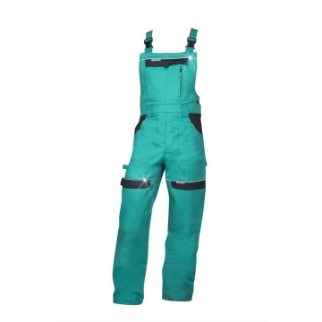 Pantaloni de lucru cu pieptar Cool Trend Ardon-Verde/Negru H8105-46