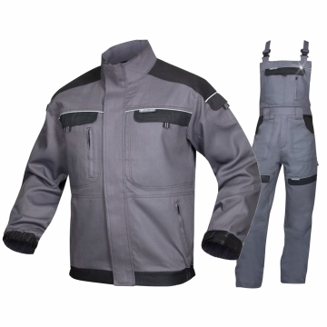 Costum salopeta cu pieptar Cool Trend Gri/Negru H8204/H8404 Ardon