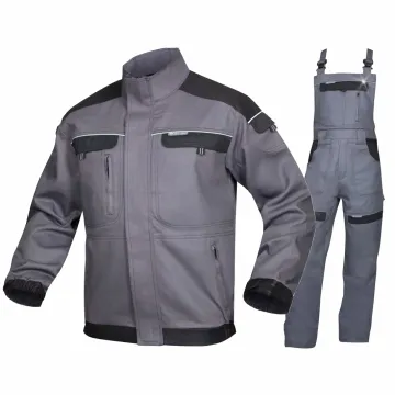 Costum salopeta cu pieptar Cool Trend Gri/Negru H8204/H8404 Ardon
