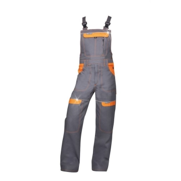 Pantaloni de lucru cu pieptar Cool Trend Ardon-Gri/Portocaliu H8408-46