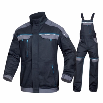 Costum salopeta cu pieptar Cool Trend Negru/Gri H8964/H8968 Ardon
