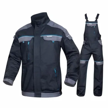 Costum salopeta cu pieptar Cool Trend Negru/Gri H8964/H8968 Ardon