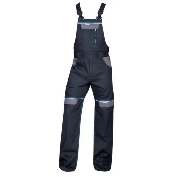 Pantaloni de lucru cu pieptar Cool Trend Ardon-Negru/Gri H8968-46
