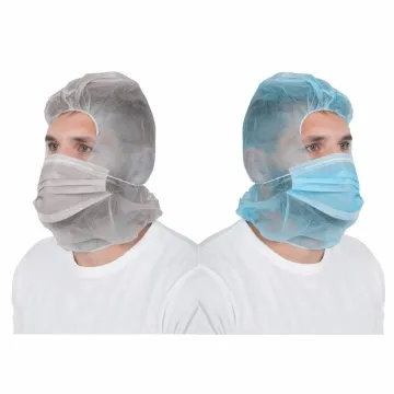 Capeline tip cagula cu masca inclusa, de unica folosinta, 50 bucati/ set, H9070 Ardon
