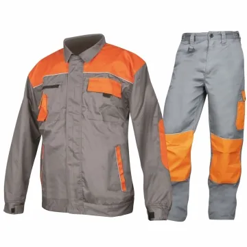 Costum salopeta standard 2Strong gri/portocaliu H9600/H9601 Ardon
