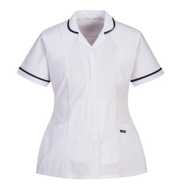Tunica medicala de dama Stretch Classic LW17 Portwest-Alb-XS