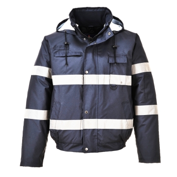 Jacheta de iarna reflectorizanta impermeabila Bomber Iona Lite S434 Portwest-Navy-XS