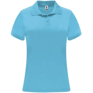 Tricou polo Monzha damă 0410  - ALB