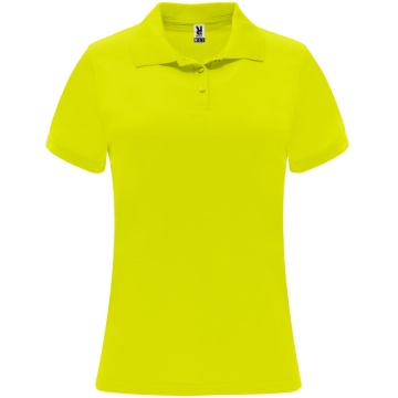 Tricou polo Monzha damă 0410  - ALB