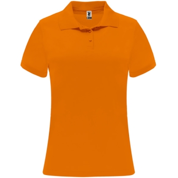 Tricou polo Monzha damă 0410  - ALB