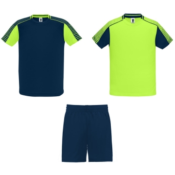 Echipament sport Juve bărbați - VERDE FLUOR/BLEUMARIN