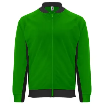 Geacă sport Iliada bărbați cu buzunare - VERDE TEI/NEGRU
