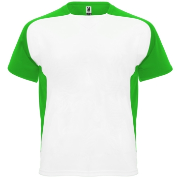 Tricou Bugatti bărbați - 100% bumbac - ALB/VERDE TEI