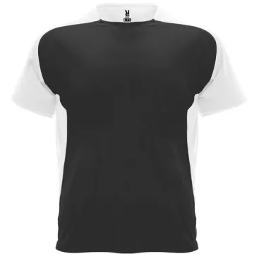Tricou Bugatti bărbați - 100% bumbac - ALB/NEGRU