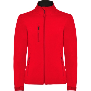 Jachetă softshell Nebraska damă - ROȘU