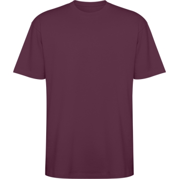 Tricou unisex Bull - ROȘU PRUNĂ