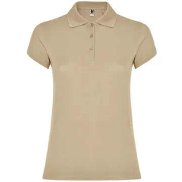 Tricou polo Star Woman damă - NISIPIU