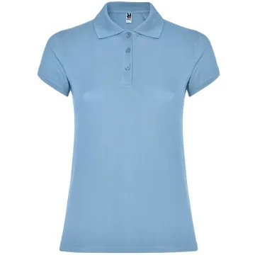 Tricou polo Star Woman damă - ALB