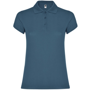 Tricou polo Star Woman damă - ALB