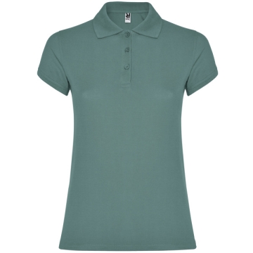 Tricou polo Star Woman damă - ALB