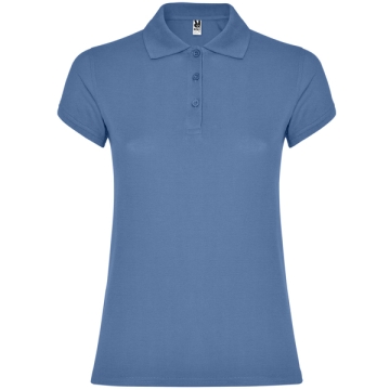 Tricou polo Star Woman damă - ALB