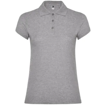 Tricou polo Star Woman damă - ALB
