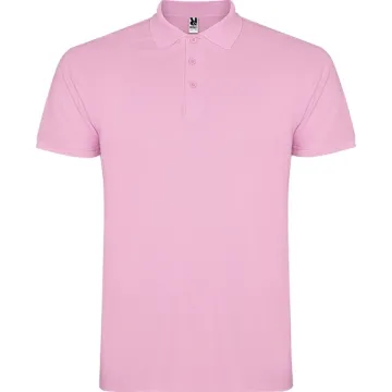 Tricou polo Star bărbați - ROZ DESCHIS