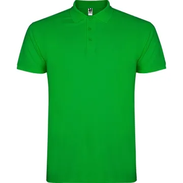 Tricou polo Star bărbați - VERDE IARBĂ