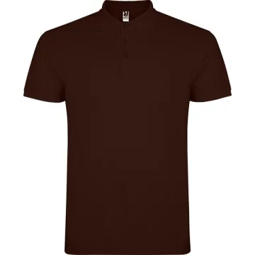 Tricou polo Star bărbați - CIOCOLATIU