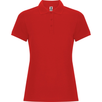Tricou polo premium Pegaso damă - ALB