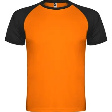 Tricou bărbați Indianapolis - PORTOCALIU FLUOR/NEGRU