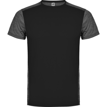 Tricou Zolder bărbați - NEGRU/NEGRU MELANJ