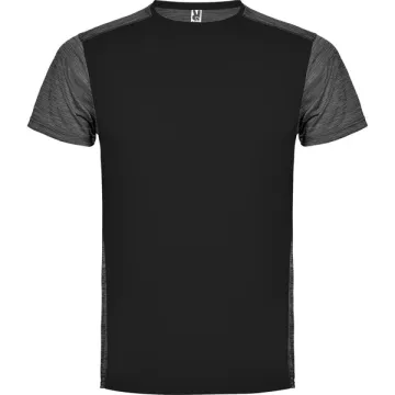 Tricou Zolder bărbați - NEGRU/NEGRU MELANJ